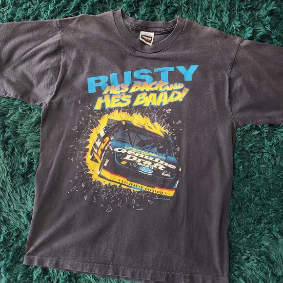 Vintage 1994 Rusty Wallace NASCAR Tee – Size XL (22 x 30) - Picture 1 of 6